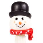 PEZ - Snowman E orange cheeks medium red scarf