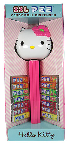 PEZ - Hello Kitty - Hawaiian Hello Kitty - Dark Pink Flower