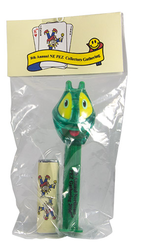 PEZ - Convention - PCN - 2006 - Grasshopper - Green Crystal Head