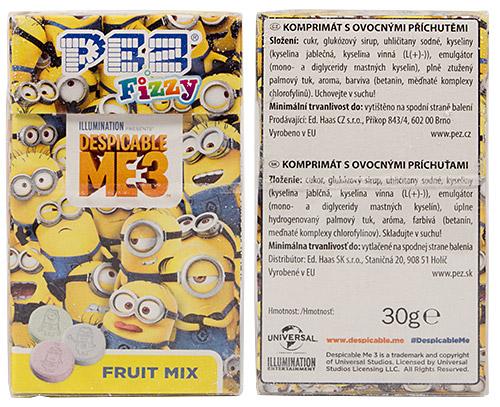 PEZ - Dextrose Packs - Despicable Me 3