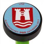 PEZ - Puck  Linz emblem on 8. Kleinmuenchner PEZ Gathering 2017