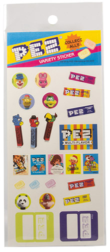 PEZ - Miscellaneous (Non-Dispenser) - Variety Sticker - blue