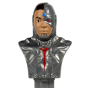 PEZ - Super Heroes - Justice League - DC - Cyborg