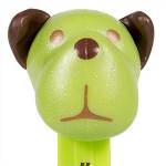 PEZ - Barky Brown Yellow head on Brown stem printing