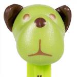 PEZ - Barky Brown  Yellow head on Brown stem printing