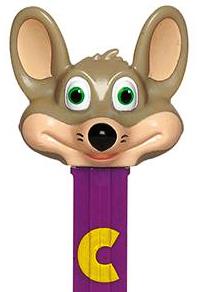 PEZ - Advertising Dispenser - Chuck E. Cheese - B