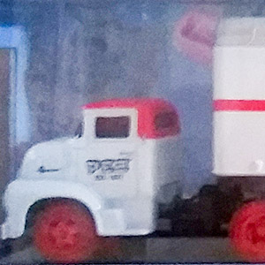 PEZ - Promo Trucks - M2 Trucks - Serie 2 - 1956 Ford COE - Chase