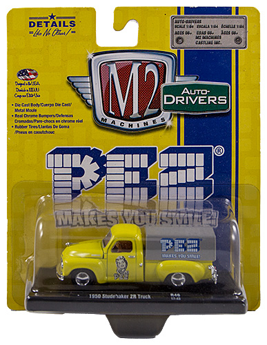 PEZ - M2 Machines - Serie 3 - 1950 Studebaker 2R Truck - Yellow
