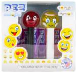 PEZ - Emoji Twin Pack Angel Crystal & Devilish Crystal  