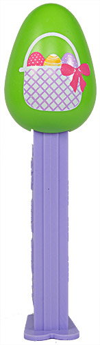 PEZ - Easter - Egg - Green with Easter basket