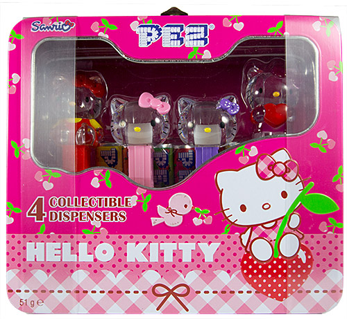 PEZ - Hello Kitty - Crystal Collection - Tin set - G2b