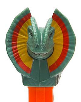 PEZ - Movie and Series Characters - Jurassic World - Dilophosaurus