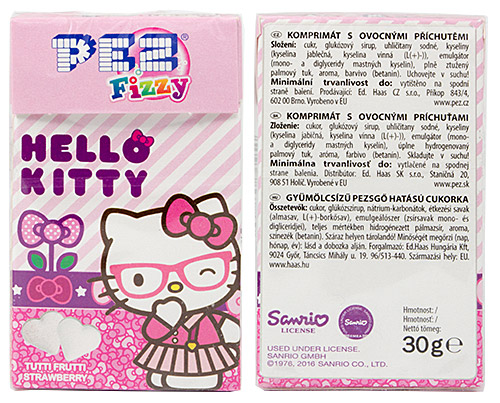 PEZ - Dextrose Packs - Hello Kitty Nerdy