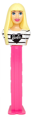 PEZ - Brand Characters - Barbie - Serie 2 - Barbie with t-shirt