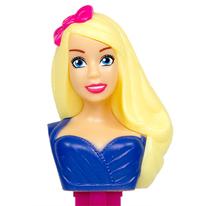 PEZ - Barbie - Serie 2 - Barbie with bow - purple dress - B