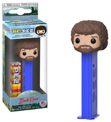 PEZ - TV - Target - Bob Ross - light blue stem