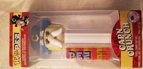 PEZ - Ad Icons - Target - Cap'n Crunch - BlueHat, WhiteStem