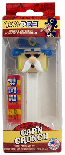 PEZ - Ad Icons - Target - Cap'n Crunch - BlueHat, WhiteStem