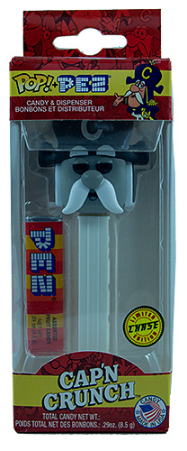 PEZ - Ad Icons - Target - Cap'n Crunch (Chase) - BlackHat,WhiteStem