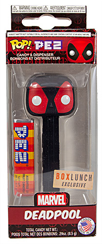 PEZ - Deadpool - Boxlunch - Deadpool - Black Head, Red Eyes