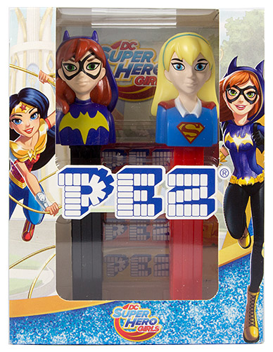 PEZ - Super Hero Girls - DC - Twin Pack Super Hero Girls & Harley Quinn - Euro Release