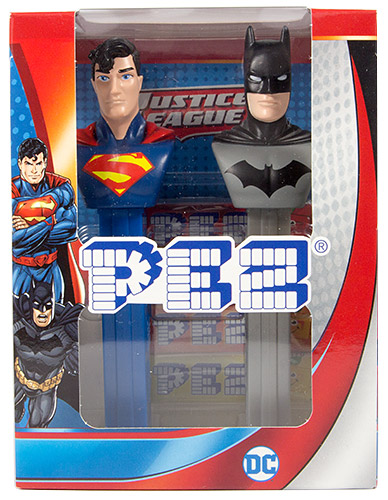 PEZ - Batman vs. Superman - DC - Twin Box Justice League Superman & Batman
