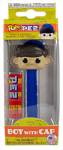 PEZ - Boy with Cap  Blue Cap, Brown Hair