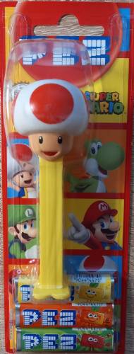 PEZ - Animated Movies and Series - Nintendo - Toad - white neck