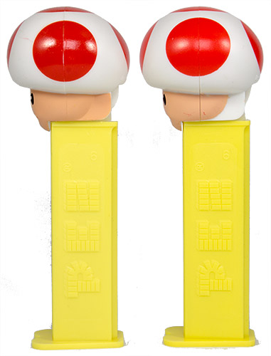 PEZ - Animated Movies and Series - Nintendo - Toad - white neck