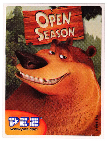 PEZ - Stickers - Open Season - Boog
