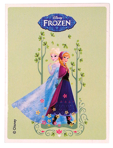 PEZ - Stickers - Frozen - Elsa & Anna - back on back