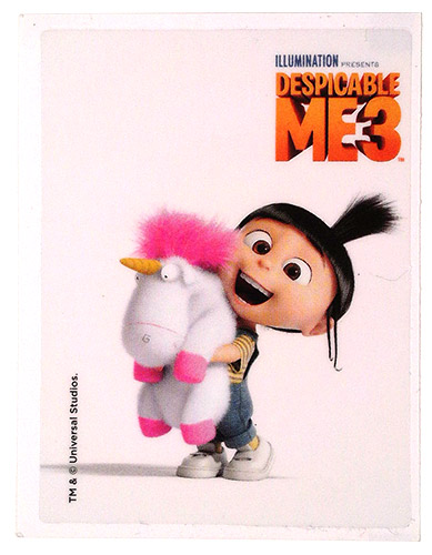 PEZ - Stickers - Despicable Me 3 - Agnes with pet