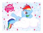 PEZ - Rainbow Dash on cloud