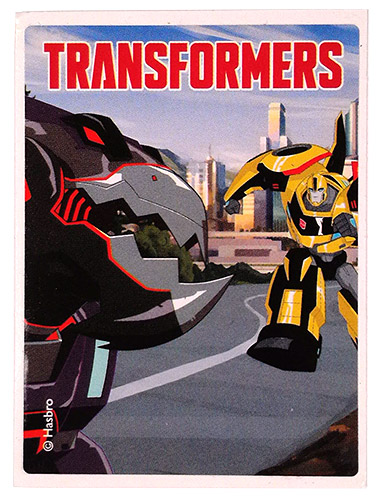 PEZ - Stickers - Transformers - Underbite & Bumblebee