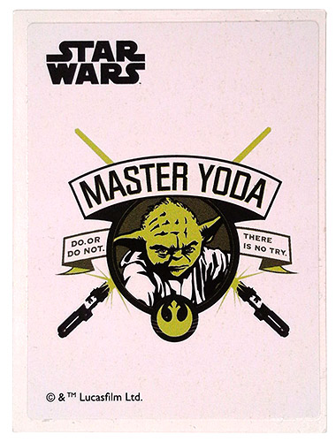 PEZ - Stickers - Star Wars Boba Fett - Yoda - Master Yoda