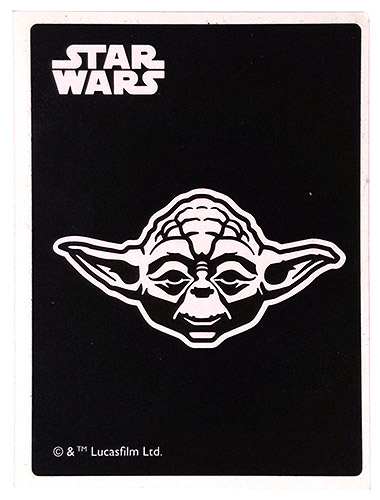 PEZ - Stickers - Star Wars Boba Fett - Yoda - Face