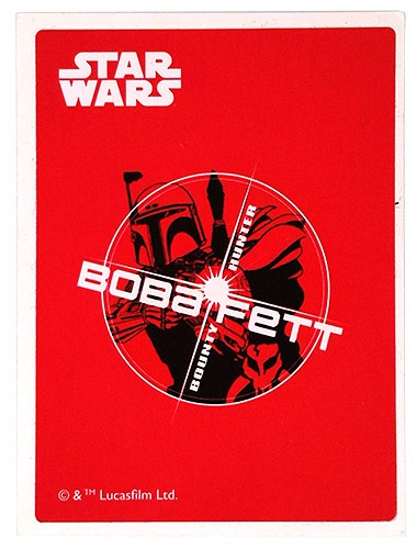 PEZ - Stickers - Star Wars Boba Fett - Boba Fett - Bounty Hunter