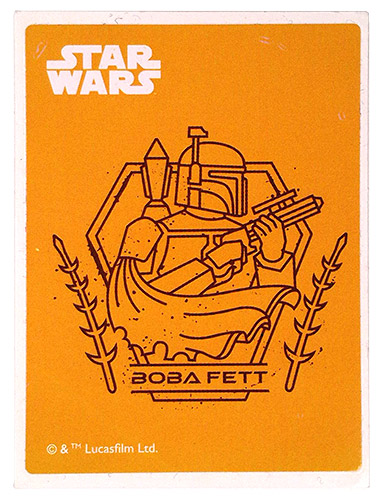 PEZ - Star Wars Boba Fett - Boba Fett - Orange Background