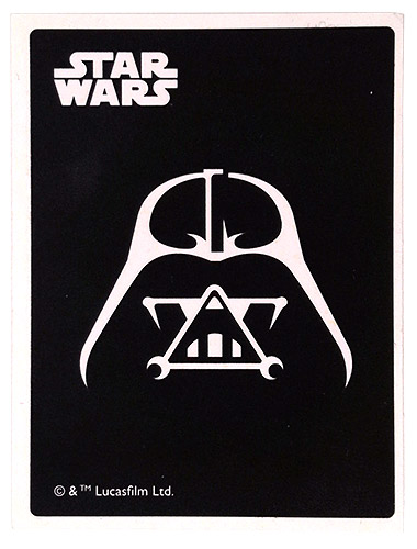 PEZ - Stickers - Star Wars Boba Fett - Darth Vader - Mask