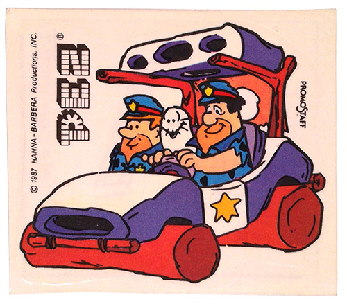 PEZ - Stickers - Flintstones Spanish - Barney & Fred