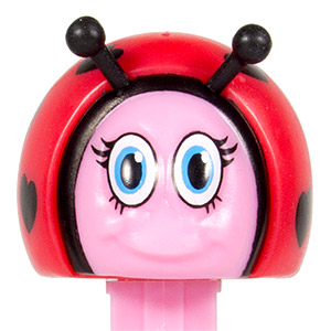 PEZ - Valentines - Ladybug - Pink face