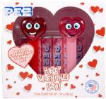 PEZ - Happy Hearts Valentines Twin Pack  Cotton Candy