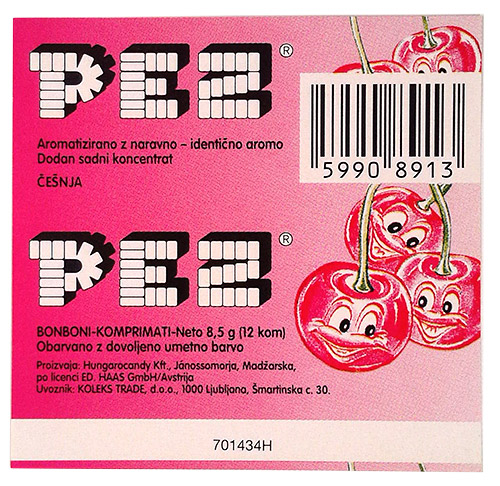 PEZ - Major Types - Smiling Fruit - Smiling Fruit - SF-S-01