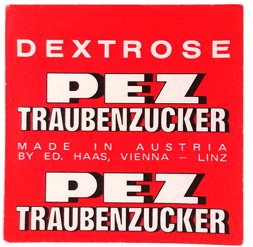 PEZ - Less Common Types - Traubenzucker - Traubenzucker - LC 07.1