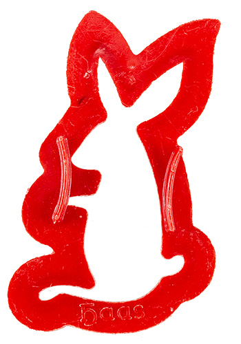 PEZ - Haas Merchandising - Keksausstecher II - Rot - Hase