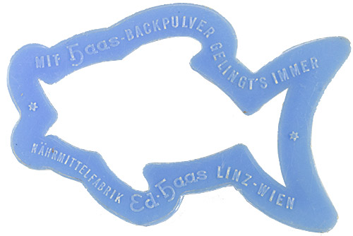 PEZ - Haas Merchandising - Keksausstecher I - Blau - Fisch