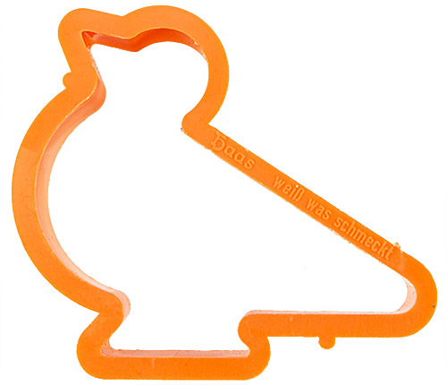 PEZ - Haas Merchandising - Keksausstecher IV - Orange - Vogel