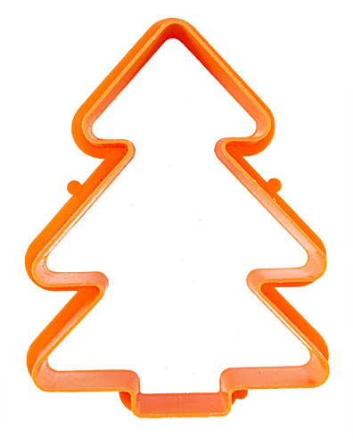 PEZ - Haas Merchandising - Keksausstecher IV - Orange - Tannenbaum