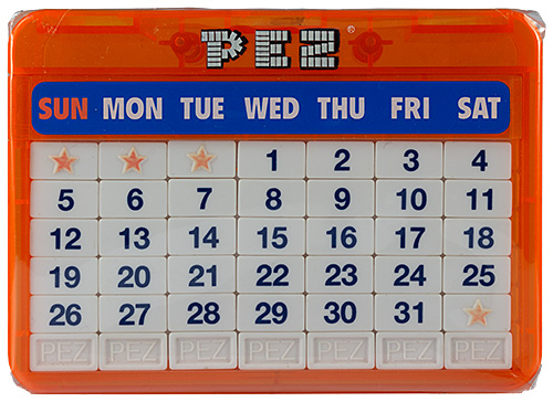 PEZ - Games and Puzzles - Puzzle Calendar - Crystal Orange