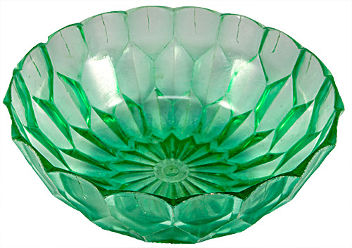 PEZ - Küchenutensilien - Kunststoff Schüssel Kristall - rund grün